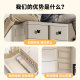 Drawer-type storage cabinet with large capacity and thickened environmentally friendly PP