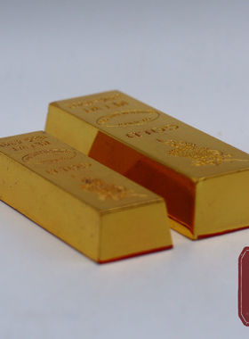 铜合金金条金砖道具仿金家用供奉财神工艺品转运摆件物