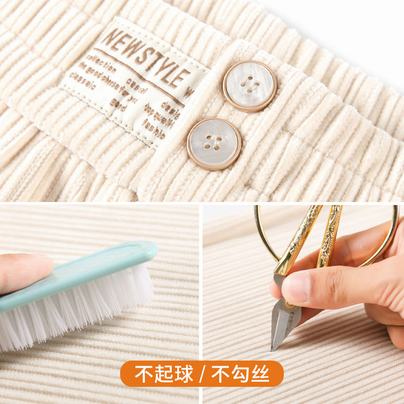 雪尼尔阔腿裤2021冬季灯芯绒裤子 所遇休闲裤