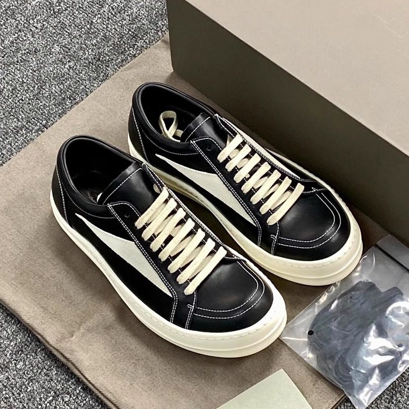 真皮ro鞋子低帮美式rick侵权工装板鞋男款厚底增高高街休闲潮鞋女,淘宝优惠券,粉丝福利购,淘宝优惠卷