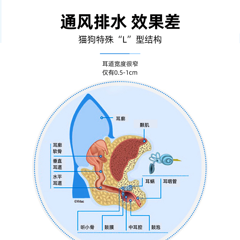 宠物狗狗猫咪除耳螨耳炎滴耳液耳肤灵猫耳螨专用药抑菌止痒洗耳液 - 图1