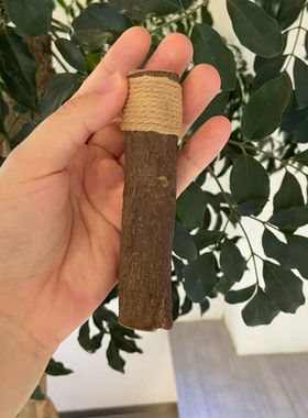 天然香薰野生山胡椒根木姜子根diy手工制作车载摆件手把件盘玩