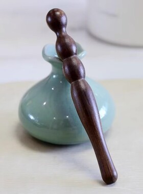 天然檀木点穴面部拨筋足疗棒手疗经络全身笔足底穴位工具通用