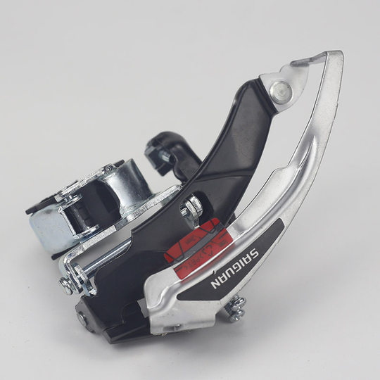 自行车通用前拨变速链器3速前拨 山地车变速器调速器配件 拨链器