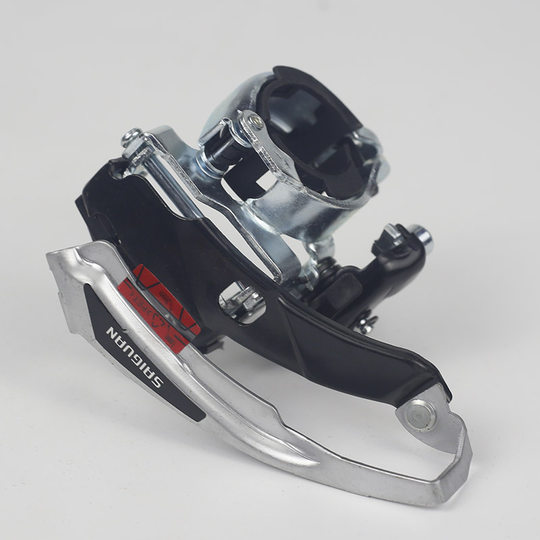 自行车通用前拨变速链器3速前拨 山地车变速器调速器配件 拨链器