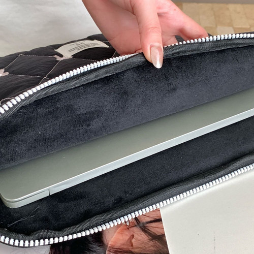 防震内胆包13.3寸笔记本电脑包14寸女2025新款甜美华为联想thinkbook14.5小米pro15苹果macbook16防水收纳包 - 图1