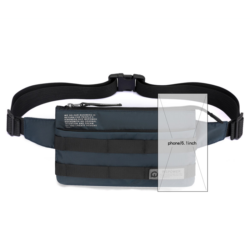 艾乐新款轻便胸包防水尼龙布多层小挎包运动休闲手机包包男士腰包,淘宝优惠券,粉丝福利购,淘宝优惠卷