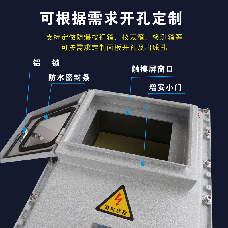 防爆控制箱7/10寸显示屏防爆温控仪表箱小门触摸屏防爆接线配电箱 - 图0