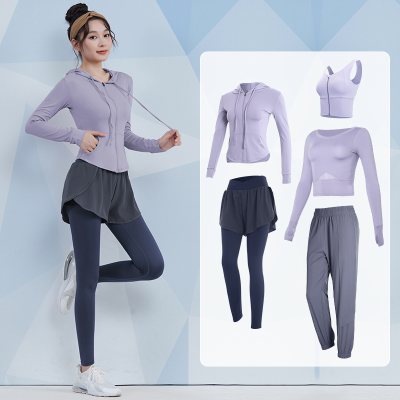 专业瑜伽服秋冬跑步长袖新款训练服 vansydical范斯蒂克健身衣