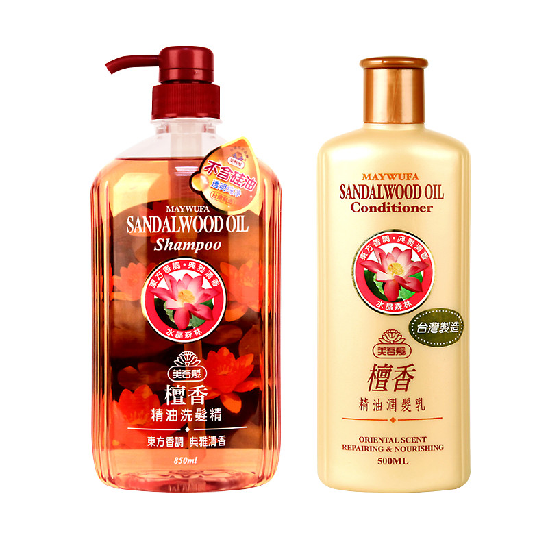 美吾发正品檀香无硅油洗护护发素 maywufa美吾发洗发水