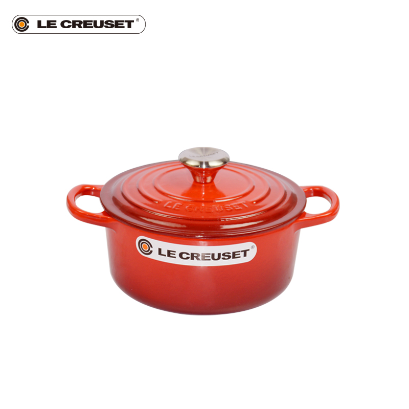 法國進口 LE CREUSET 酷彩 琺琅鑄鐵鍋 圓形鍋 燉 煮 18cm 1.8L