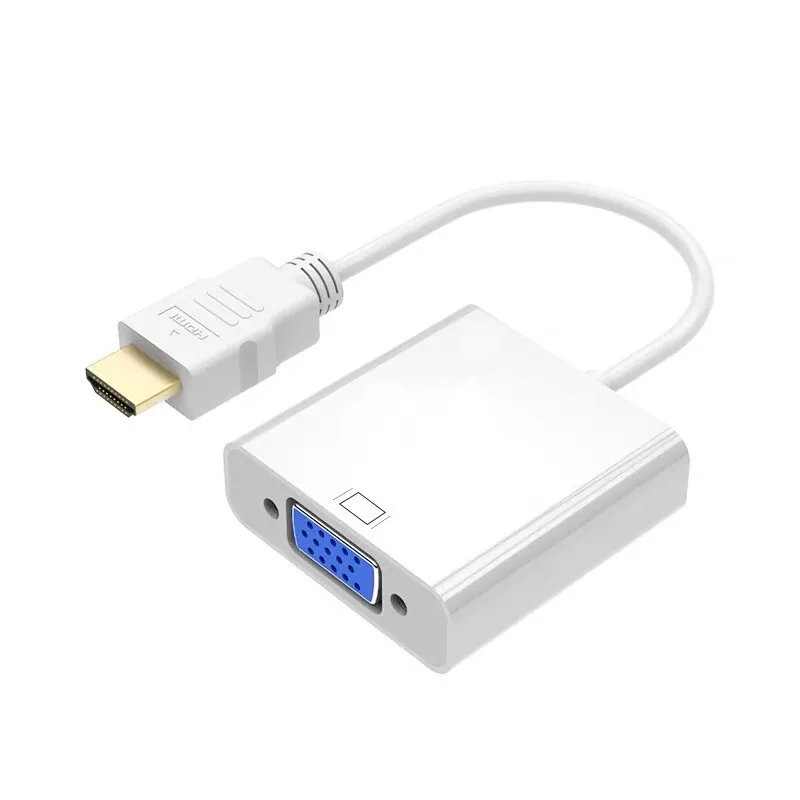 HDMI на VGA с аудио набор -преобразователь дисплей на телевизор конвертер компьютер проектор соединитель