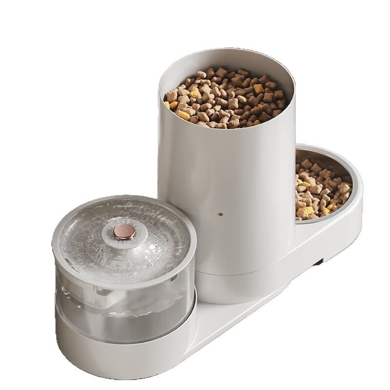 宠物智能插电自动饮水机喂食器干湿分离大容量水粮一体碗猫狗通用,淘宝优惠券,粉丝福利购,淘宝优惠卷