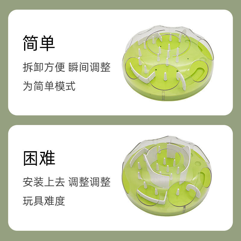 宠物猫咪慢食碗益智玩具训练组合家庭互动减慢进食智力开发套装,淘宝优惠券,粉丝福利购,淘宝优惠卷