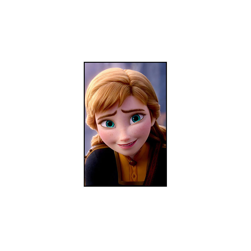 冰雪奇缘挂画爱莎公主艾莎装饰画迪仕尼儿童卧室床头女孩房间城堡