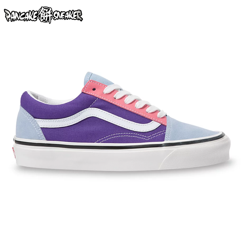 Vans Oldskool DX 安纳海姆低帮粉紫女鞋板鞋帆布鞋 VN0A38G2XFL - 图1