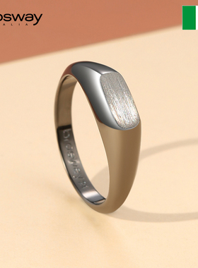 brosway男女款钛钢简约戒指