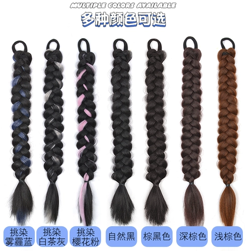 Парик с косичкой, хвостик для плетения волос, дреды, популярно в интернете