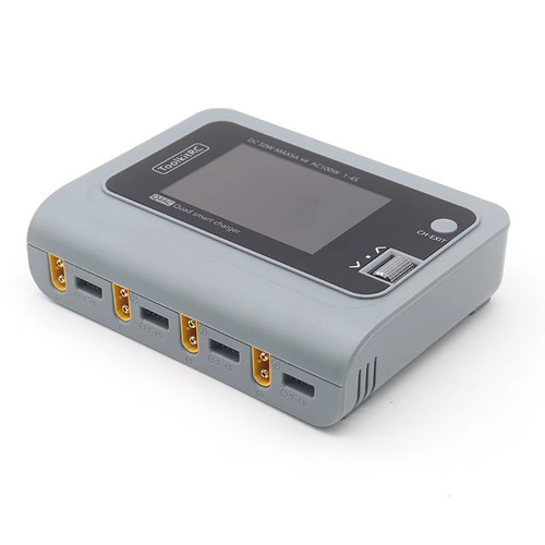 ToolkitRC四4路Q4AC充电器M4Q锂电池平衡充电器FPV穿越无人机1-4S - 图1