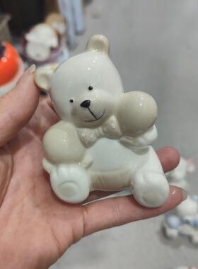 非偏远地区凑满19包邮部分瑕/小熊象摆件