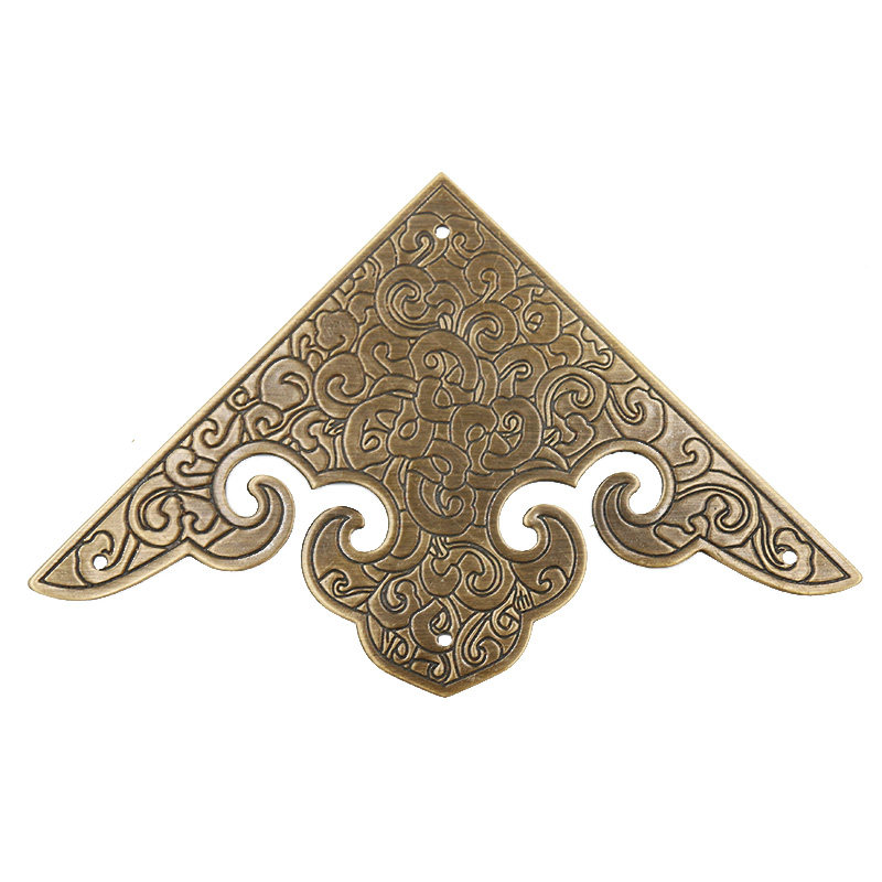 中式仿古纯铜角花大门铜包角刻花角片角花装饰单面护角护边铜角码,淘宝优惠券,粉丝福利购,淘宝优惠卷