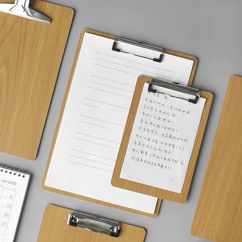 a4folder clipboard writing plate clamp pad student sketchpad - 图0