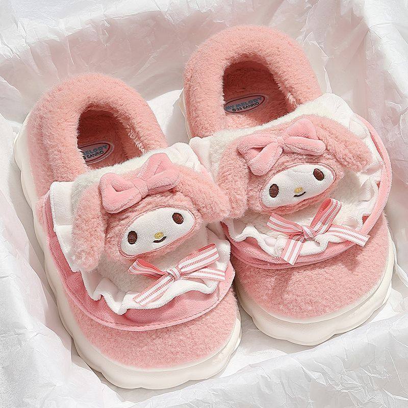 可爱棉拖鞋女款冬季2025新款厚底女童保暖包跟毛毛儿童棉鞋秋冬天,淘宝优惠券,粉丝福利购,淘宝优惠卷