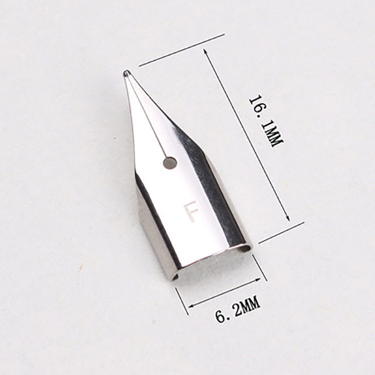 英雄晨光铱金通用钢笔笔尖替换钢笔尖明尖暗尖0.5飞机尖 特细0.38