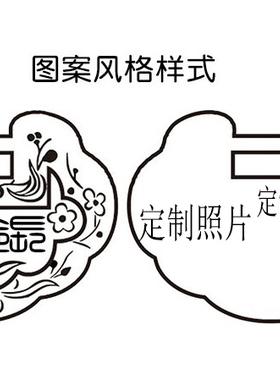 银锁纯银宝宝长命锁项链银手镯9999儿童百岁满月定制刻字礼物