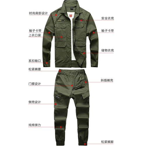 Летний эластичный камуфляжный комплект для работы, тонкий износостойкий лонгслив для отдыха