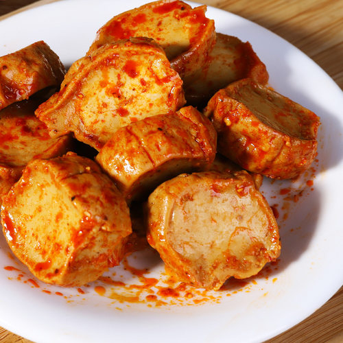 印味圆圆圆豆干香辣味豆制品办公休闲豆类小吃零食品整袋散装 - 图0