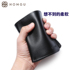 Red Valley Wallet Men's Short Leather Thin Wallet Clip New Personality First Layer Leather Business Youth Men's Wallet