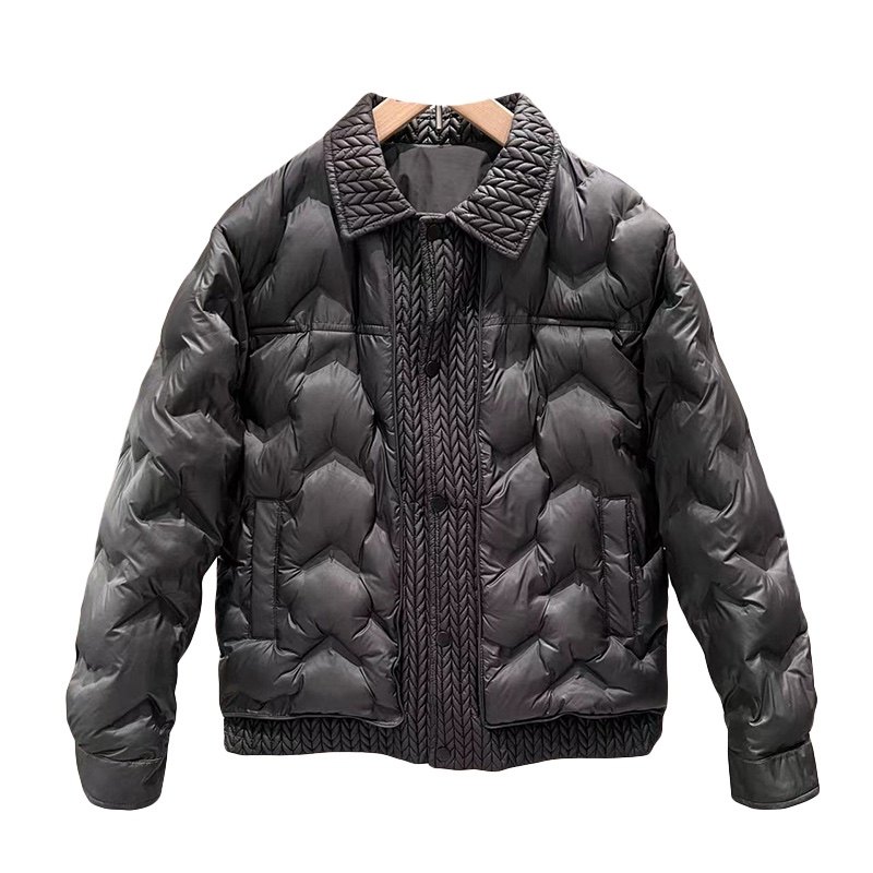 男士冬季翻领棉衣外套保暖欧货时尚拼接麦穗休闲棉夹克痞帅棉服男,淘宝优惠券,粉丝福利购,淘宝优惠卷