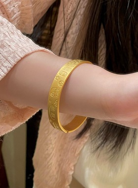 金店同款招财猫吉言开口手镯