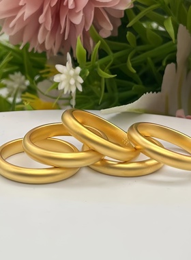 金店同款古法传承沙金戒指