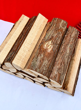 民宿壁炉摆件橱窗木柴木材摆件