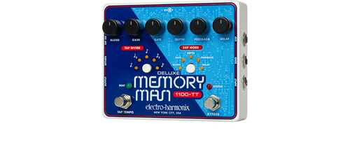 EHX Deluxe Memory Man 1100-TT模拟延迟Delay延时Tap单块效果器-图0