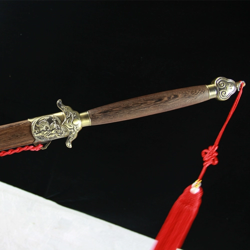 Бронзовые боевые искусства два -меч с мечами меч меч меч сплетни из нержавеющей стали Шен Гуанлонг Меч