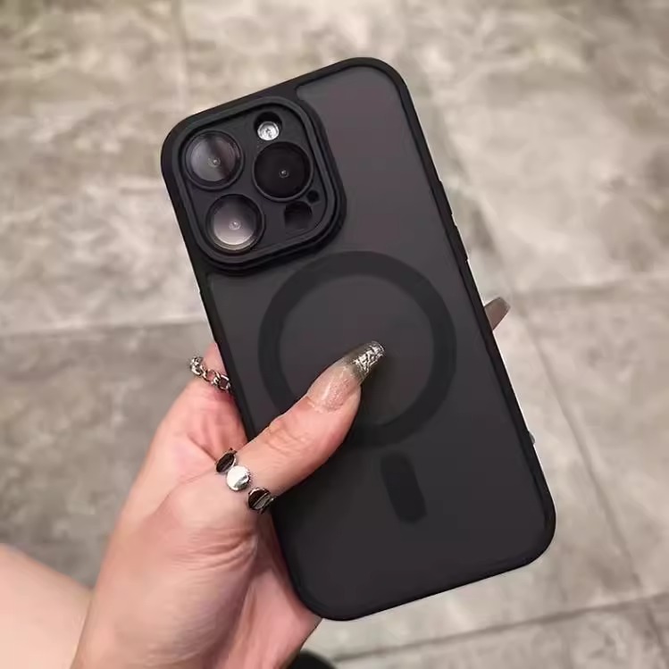 磨砂肤感Magsafe磁吸可无线充电苹果16pro/15/14ProMax手机壳iPhone13防摔保护套11简约12pm高级感潮男女适用 - 图2