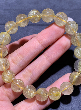 天然巴西维纳斯发晶手链民族饰品