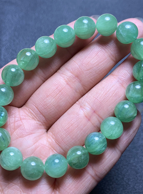 天然猫眼蓝晶石手链饰品送礼物女