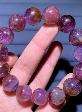 天然极光水晶手链饰品礼物情侣款