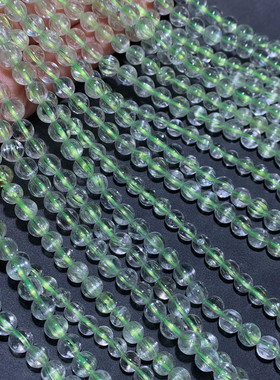 天然冰透绿锂辉石三圈手链礼物女