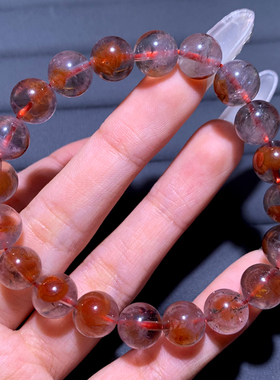 天然荆棘玫瑰极光23水晶手链情侣