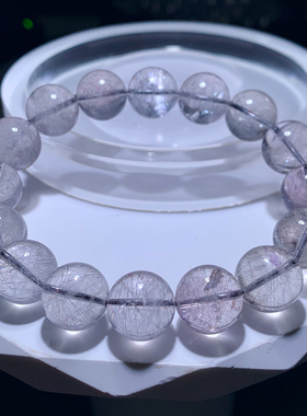 天然冰种烟花超七单圈手链女饰品
