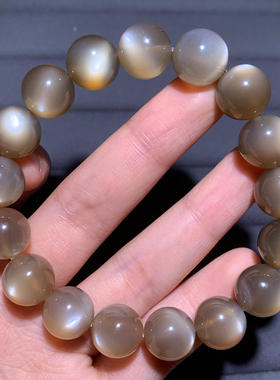 天然橙月光手链饰品情侣送礼物女