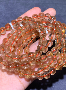 天然巴西维纳斯发晶手链男女饰品