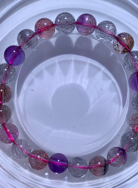 天然顺发三轮骨干超七单圈手链女