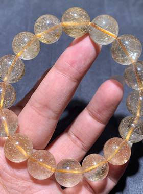 天然维纳斯发晶手链手串饰品男女