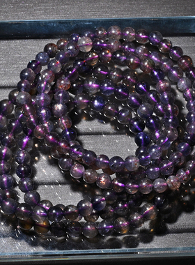 天然冰种堇青石手链饰品情侣礼物